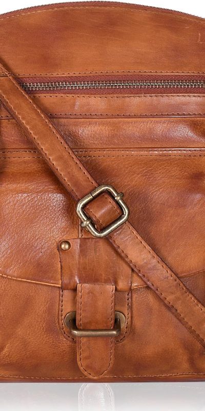 Full Grain Leather Crossbody Bag