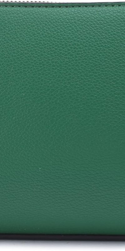 Leather Crossbody Bag Green