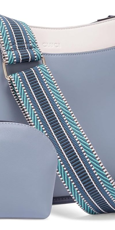 Leather Crossbody Bag With Guitar Strap