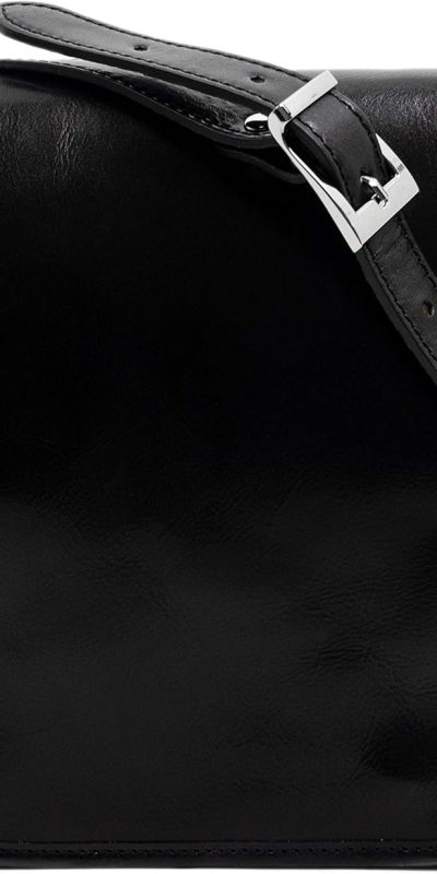 Mens Small Leather Crossbody Bag