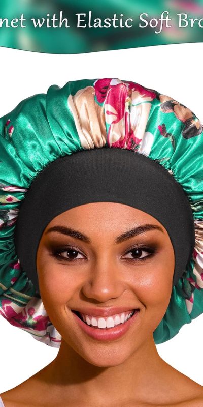 Silk Hair Wrap For Sleeping White Hair