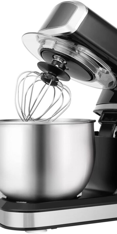 Portable 3.2Qt Stand Mixer with 6 Speeds and Attachments