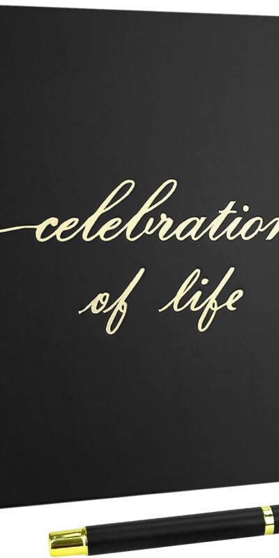 Elegant Funeral Guest Book Set for 240+ Guests