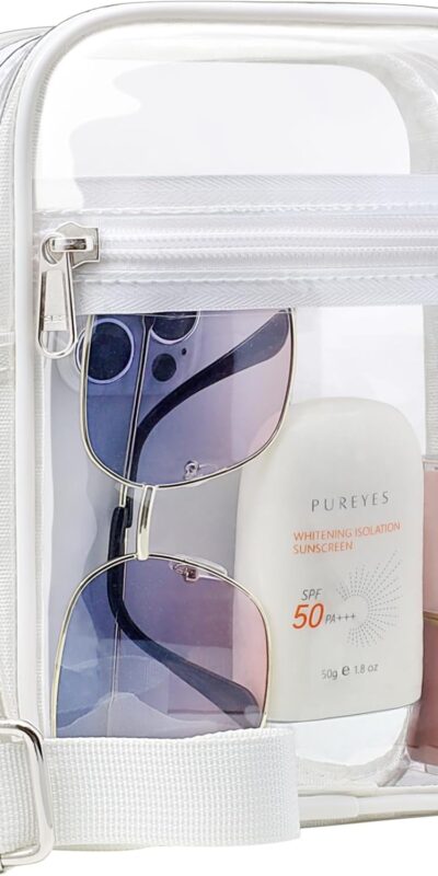 PACKISM Stadium Approved Clear Crossbody Messenger Bag for Women