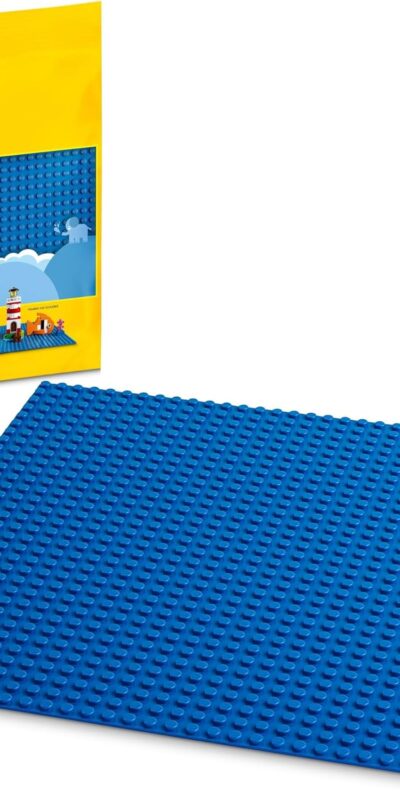 Blue LEGO Baseplate for Ocean Landscapes, 32x32 Studs, 11025