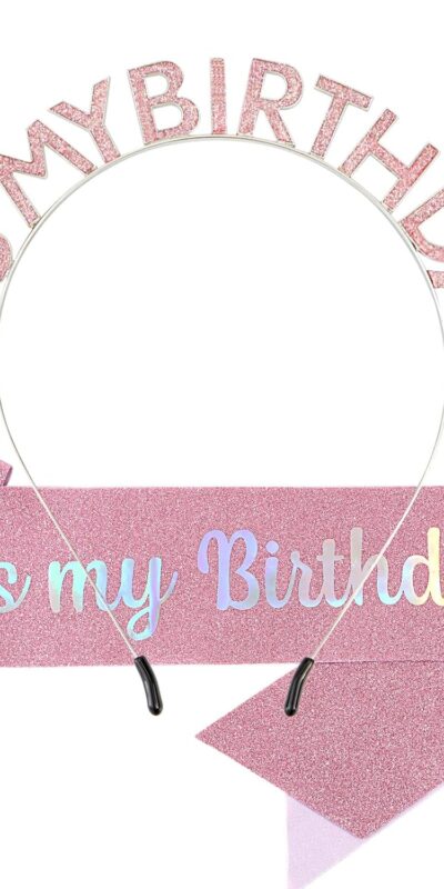 Birthday Party Set: Women's Crowns, Headband & Sash