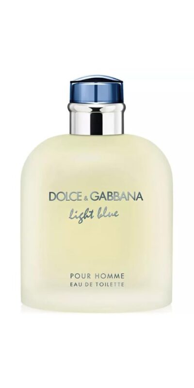 D&G Light Blue Pour Homme EDT Spray, Men's Fragrance, 3.3oz