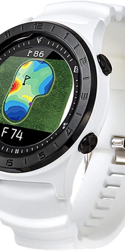 Voice Caddie A2 Hybrid Golf GPS Watch | Color Touchscreen | 40,000 Preloaded Courses | Standard 20/21 mm
