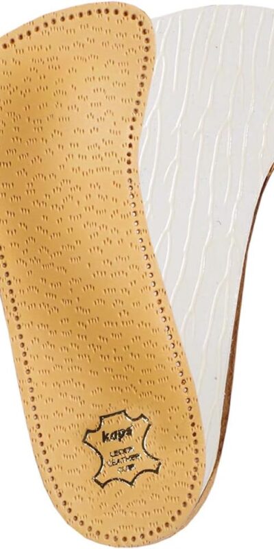 Women's Kaps Flamenco Leather Insoles with Arch Support, Size 8 US