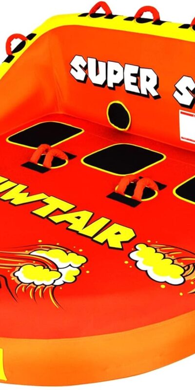 Inflatable Boat Tube with Heavy-Duty Nylon Cover for Water Sports