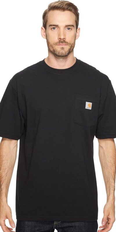 Carhartt Men's Heavyweight Loose Fit Short-Sleeve Pocket Tee