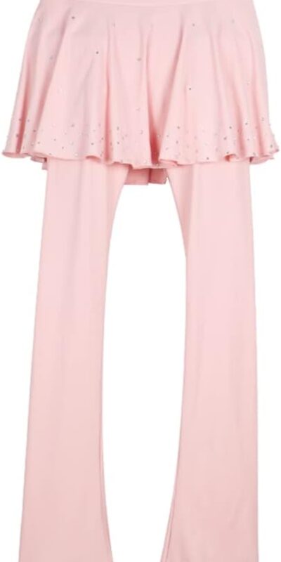 Girls' Diamond Three-Color Figure Skating Hip Protection Pants