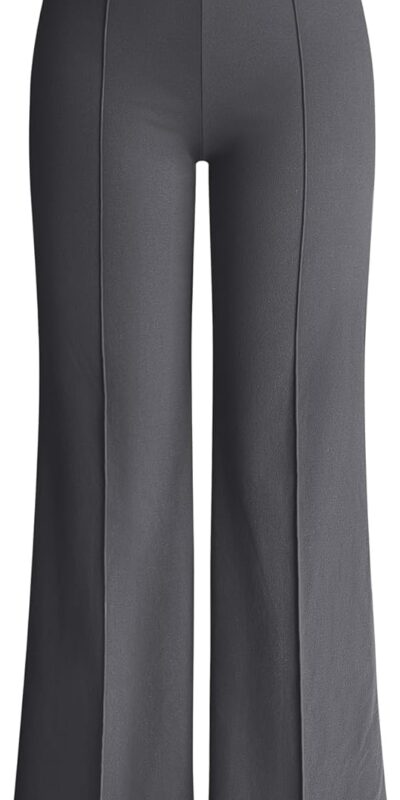 OQQ Women Wide Leg High Waist Casual Pants, Fall Outfits, Size Small