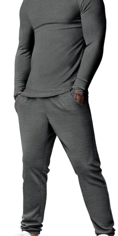 Uni Clau Men's 2 Piece Tracksuit Set Jogging Suits - XL