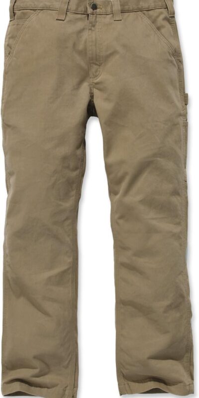 Men's Relaxed Fit Twill Utility Work Pant, Durable Fabric