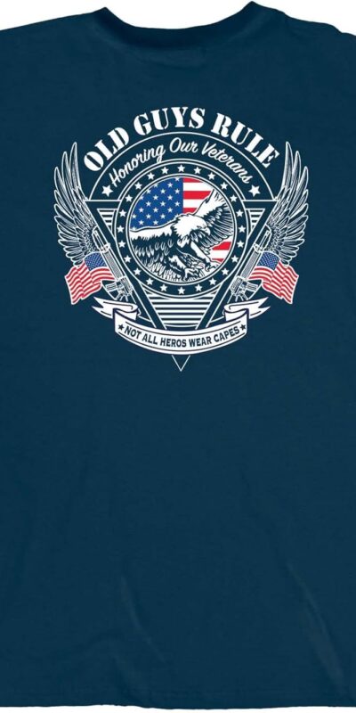 Veteran Eagle Graphic T-Shirt for Men, Classic Fit