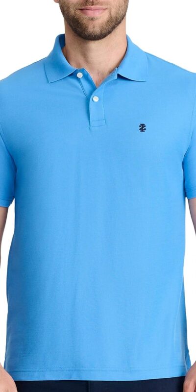 IZOD Men's Advantage Performance Polo Shirt - Moisture-Wicking Technology