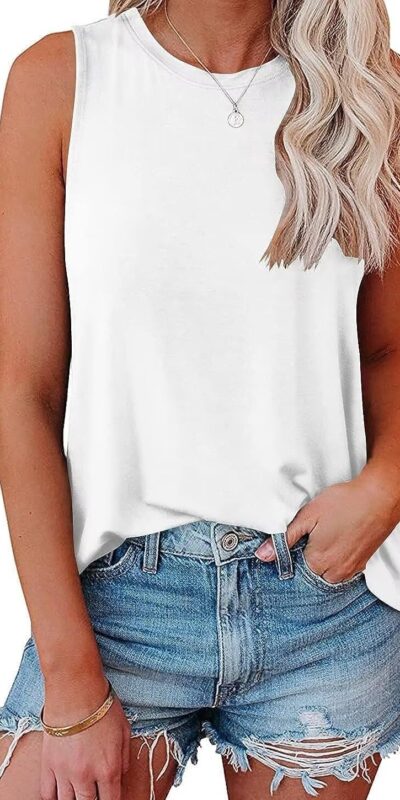 Bliwov Womens Sleeveless Tank Tops - Casual Summer Fashion