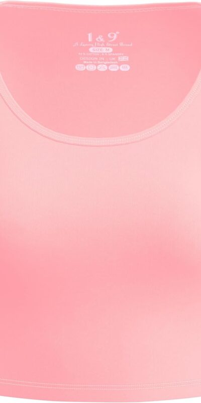 Women's Scoop Neck Crop Top Short Sleeve Summer Tee