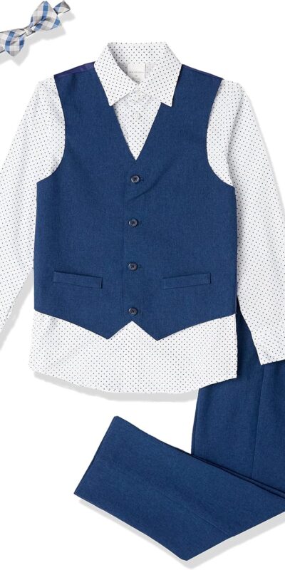 Van Heusen Boys' 4-Piece Formal Suit Set, Size 6