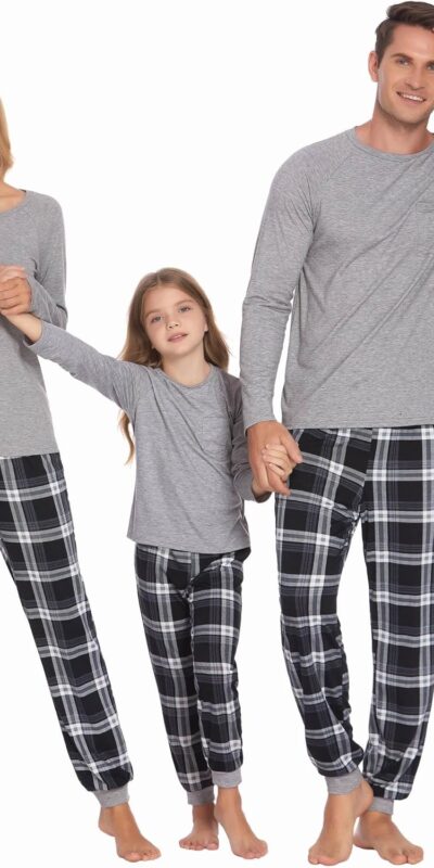 Cozy Family Matching Christmas Pajamas Set, Soft Loungewear, S-XXL