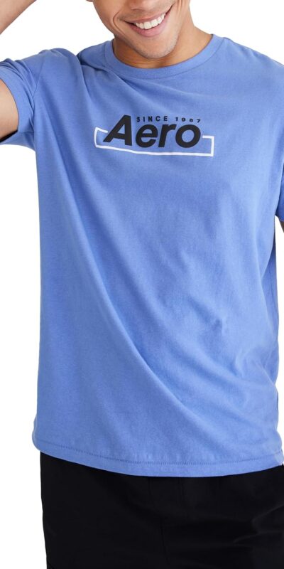 Men's AEROPOSTALE Box Logo Tee - Short Sleeve, Size XL