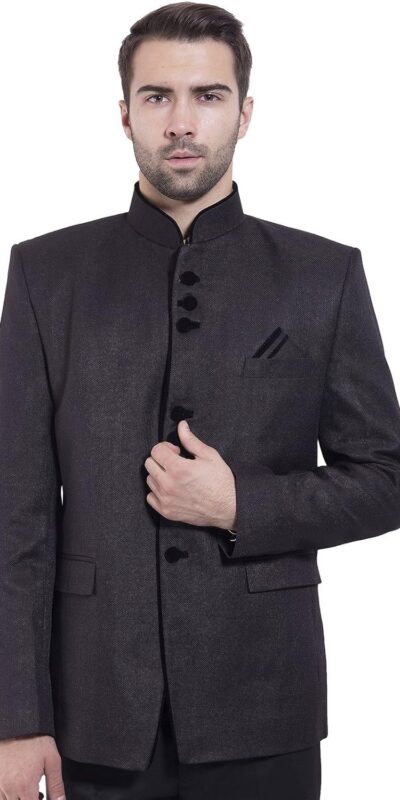 Men's Rayon Nehru Mandarin Blazer- 20 Colors, 15 Sizes, Premium Quality