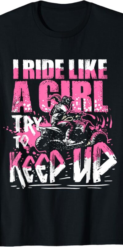 Girls' Quad ATV T-Shirt - 'I Ride Like A Girl