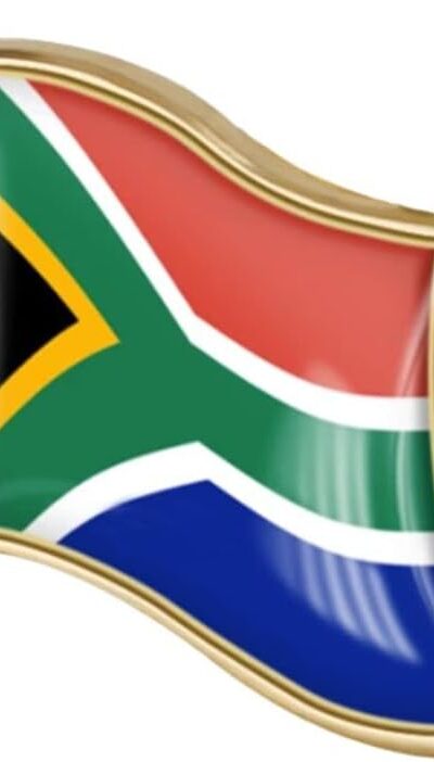 Metal Alloy Travel Flag Pin Badge for Hat & Backpack