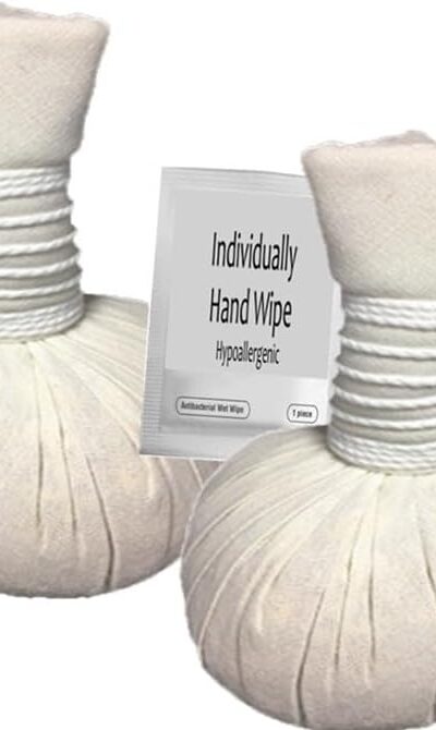 Herbal Thai Compress Massage Balls - Set of 2 (200g)