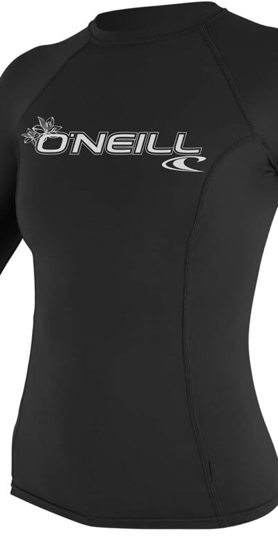 O'NEILL Women's Long Sleeve Rash Guard UPF 50+, Size M
