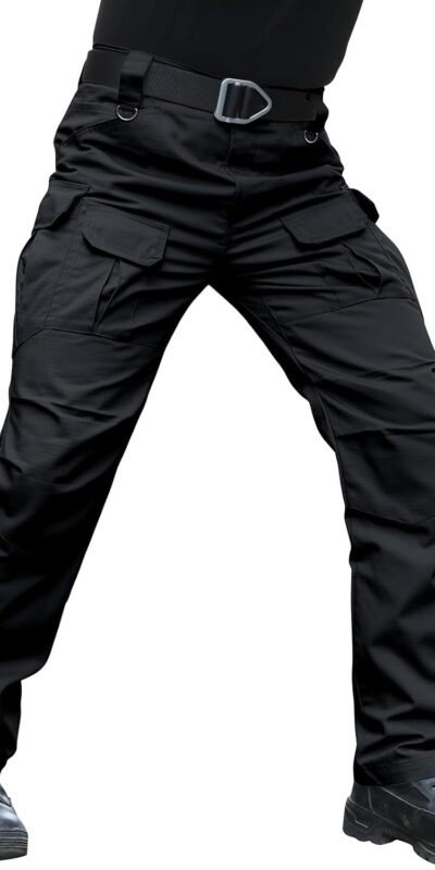 Men's Lightweight Water-Resistant Stretch Cargo Pants, EDC Ready