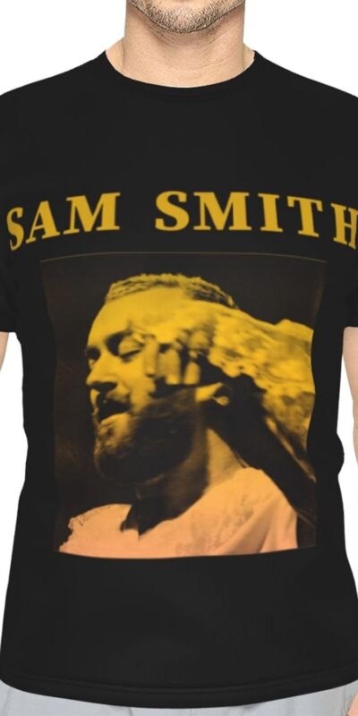 3D Printed Black Short Sleeve Sam Music Smiths T-Shirt