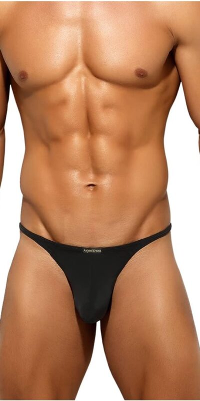 Arjen Kroos Men's Low Rise Thong Pouch Underwear - Size M