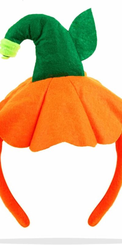 Pumpkin Headband for Women - Halloween Cosplay Hair Accessory