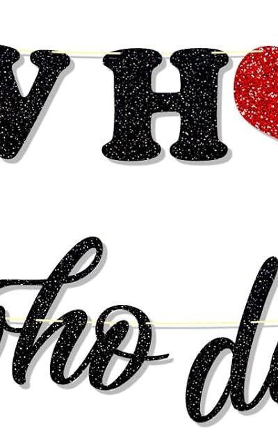 Glitter New Home Who Dis Banner - Housewarming Decor Sign