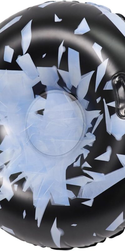 DIMAR GARDEN 47" Inflatable Snow Tube Sled with Heavy Duty PVC