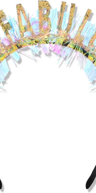 60th Birthday Crown Headband - Gold, Women’s Gift Decor