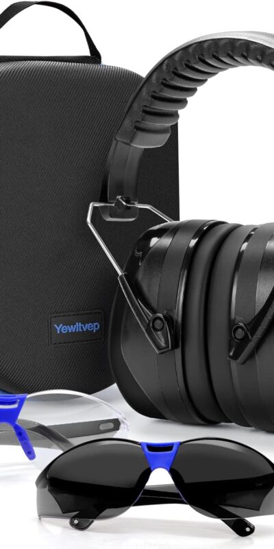 Yewltvep Shooting Range Ear Protection Set with Case