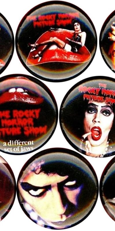 Rocky Horror Picture Show x 8 NEW 1" Pins Set