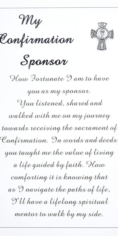 Confirmation Gift Set with 4-Way Lapel Pin & Card