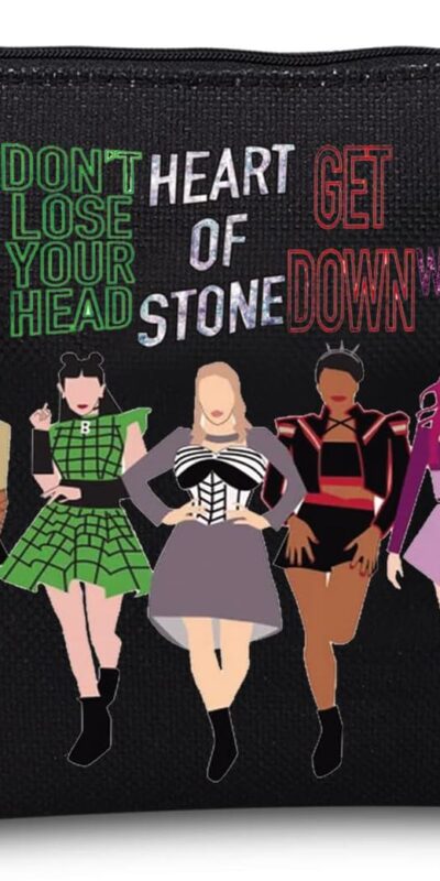 LEVLO Broadway Queen Makeup Bag for Musical Theater Lovers - Zipper Pouch