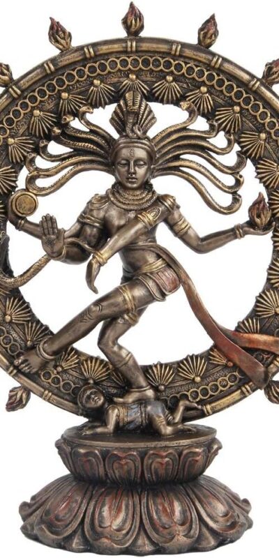 Hindu Shiva Nataraja Dancing Statue - Bronze Finish, 12