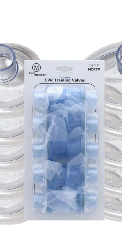 CPR Pocket Resuscitator Face Masks and Valves, Adult (Pack of 10) - Training Grade