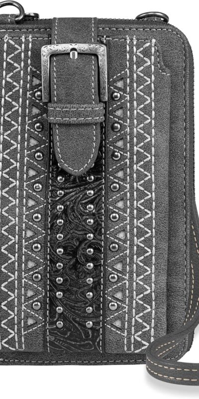 Montana West Western Small Crossbody Cell Phone Wallet Bag