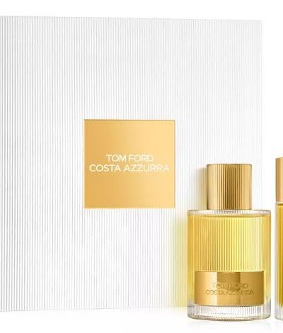 Tom Ford 2 Piece Costa Azzurra Eau De Parfum Set - Costa Azzurra Eau de Parfum (3.4 fl oz / 100 mL) and Costa Azzurra Eau de Parfum Travel Spray.(0.34 fl oz / 10 mL)