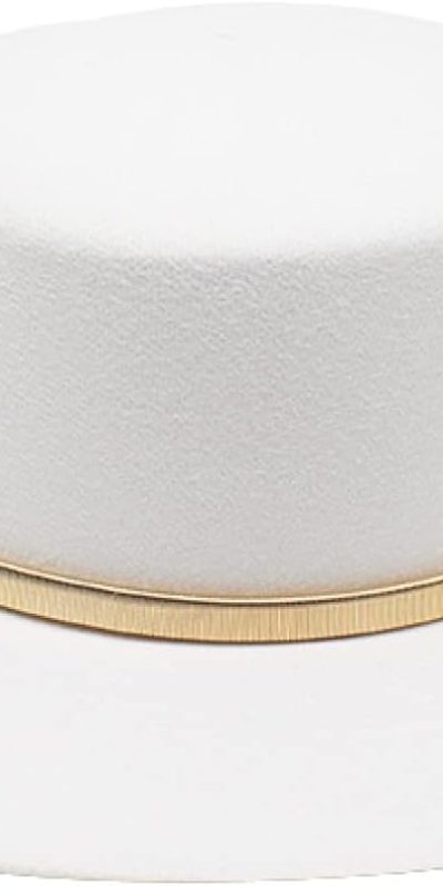 Women's Solid Wool Felt Wide Brim Fedora Hat - 10CM