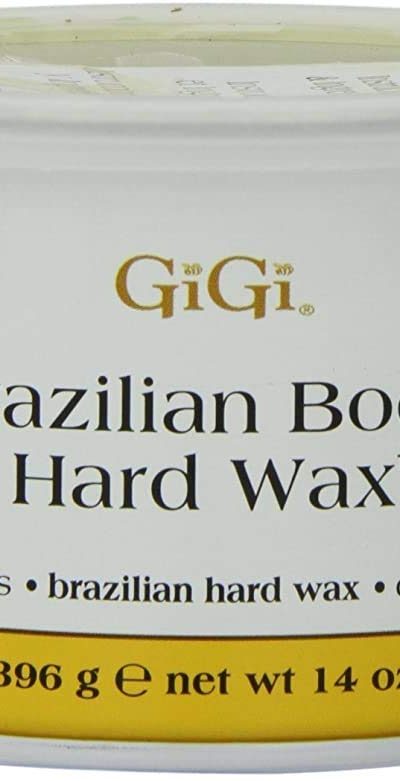 Gigi Tin Brazilian Body Hard Wax 14 Ounce (Pack of 2)