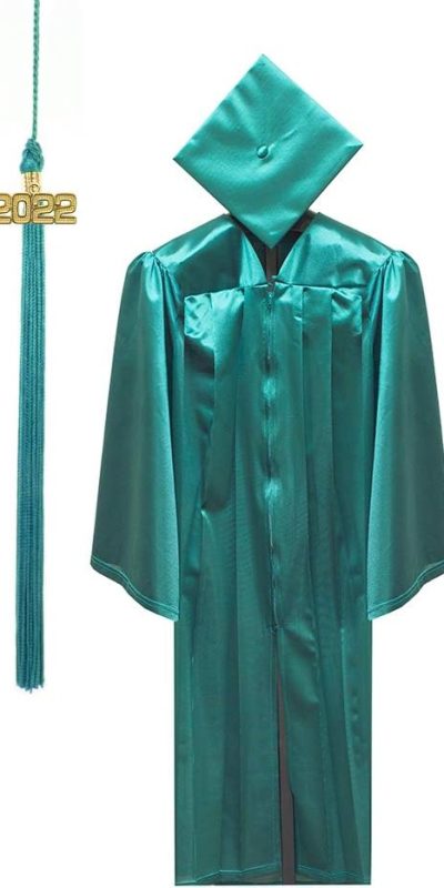 Graduation Cap and Gown Set with Tassel - Size M