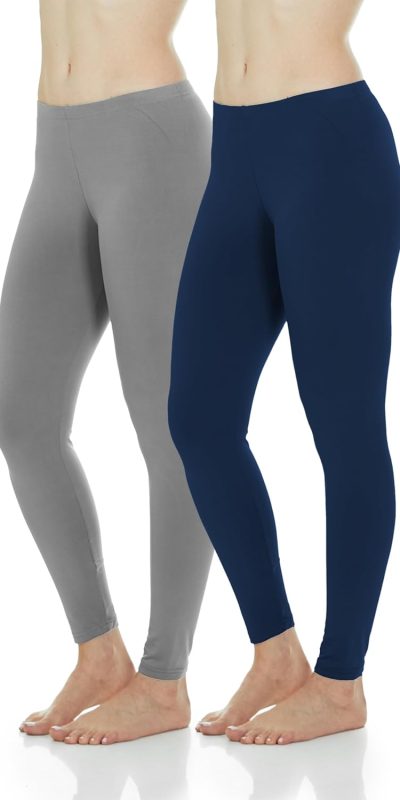 Thermajane Long Johns for Women - Thermal Leggings for Women, Fleece Lined Thermal Underwear Bottoms